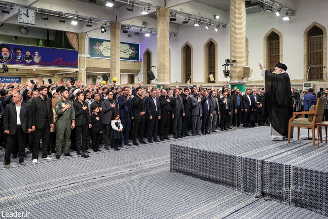 The Leader of the Revolution Meets Families of Martyr Raeisi and Other Service Martyrs